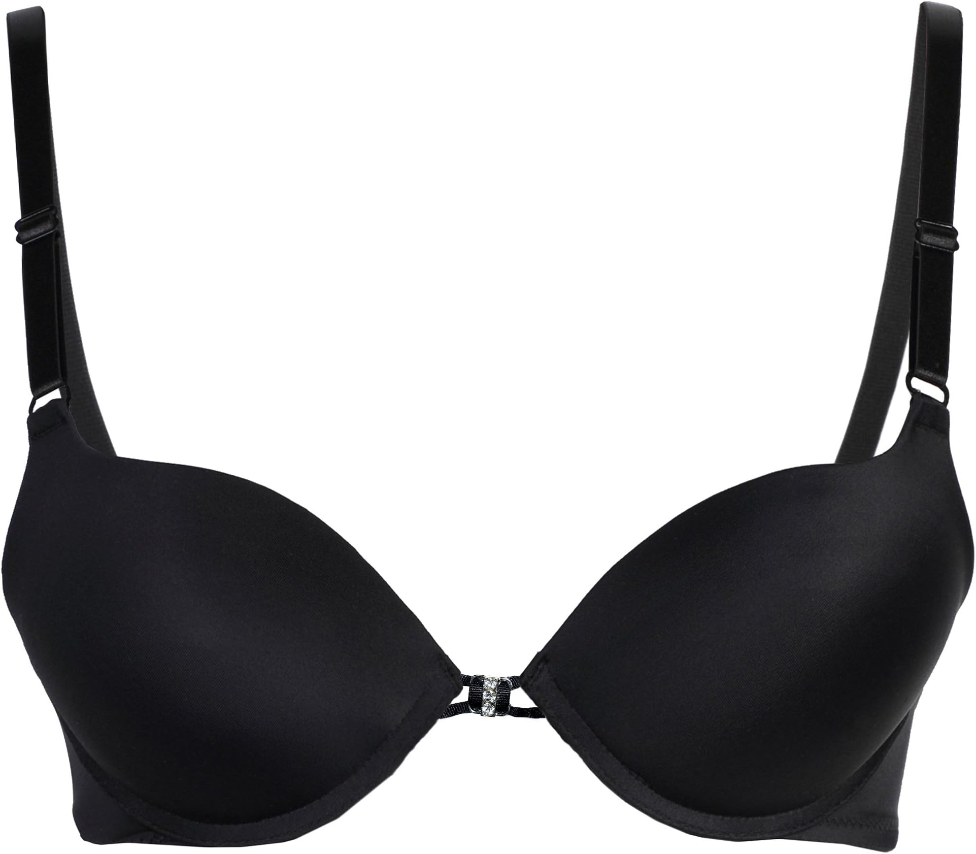 Passionelle Womens Seamless 2 Cup Sizes Bigger Padded Push Up Bras - Single Pack