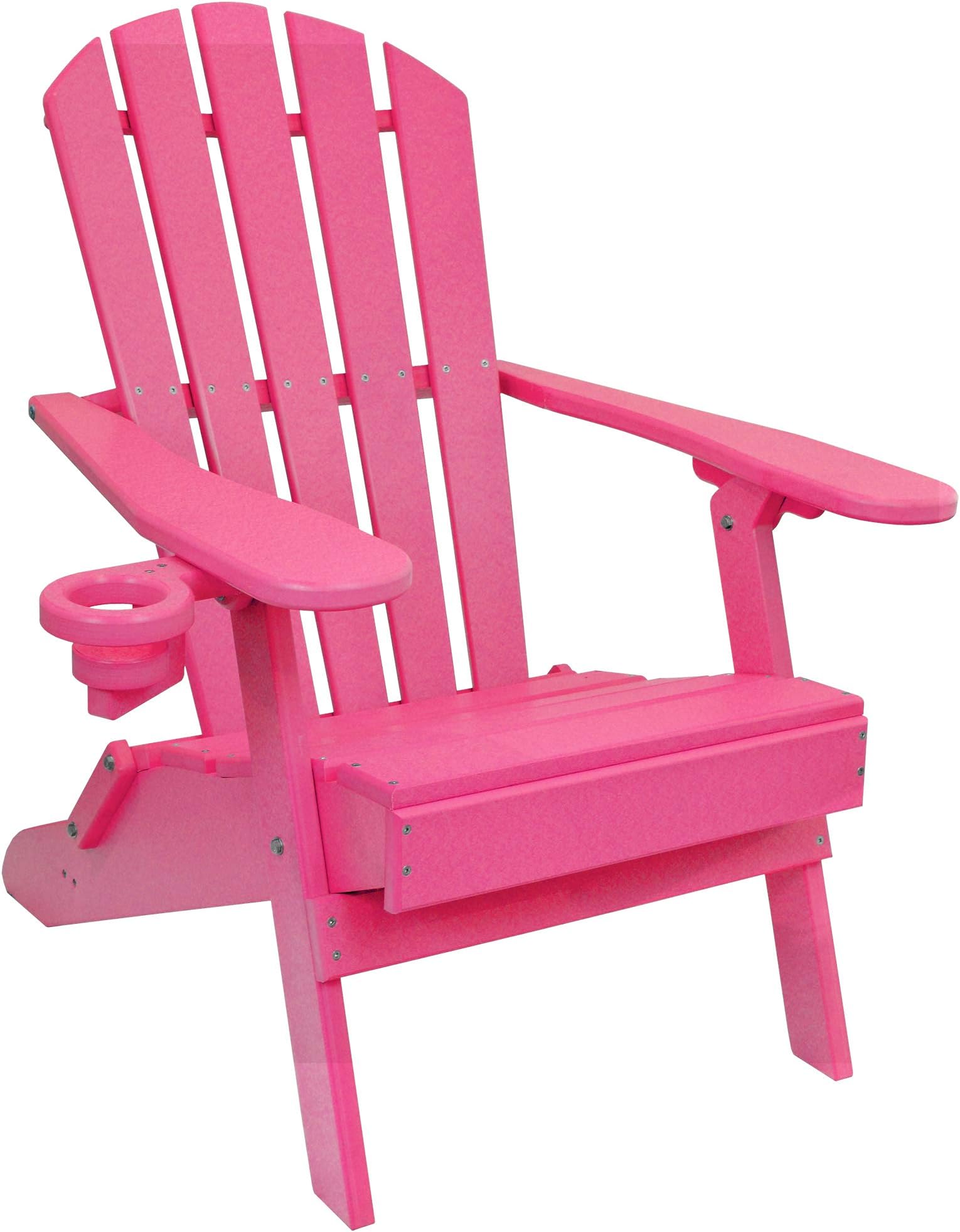 Outer Banks Value Line Poly Lumber Adirondack Chair (Pink)