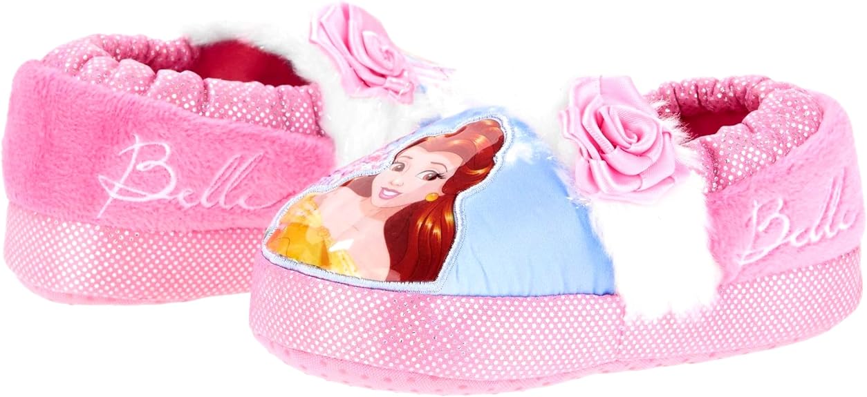 Toddler & Little Girls Disney Princess Belle Beauty & The Beast Slippers (Little