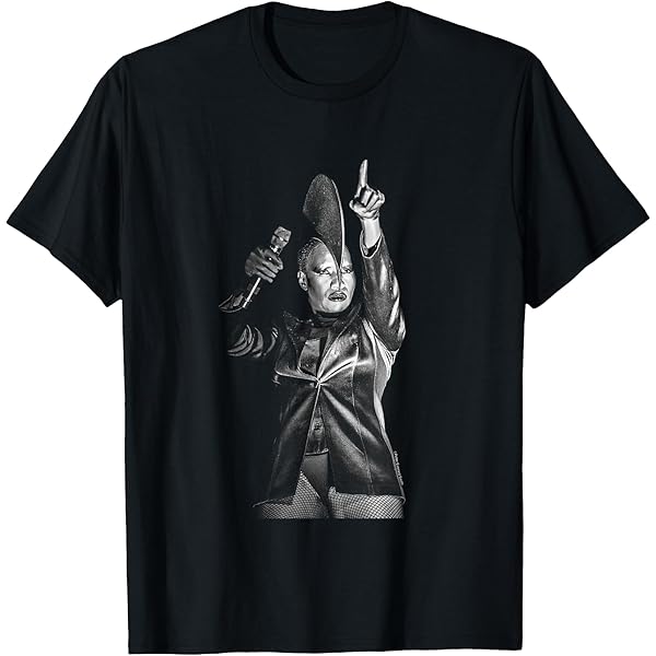 Mens Womens Tshirt Grace Jones Shirts for Men Women Cool Neck Mon