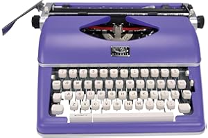Classic Manual Typewriter (Purple)