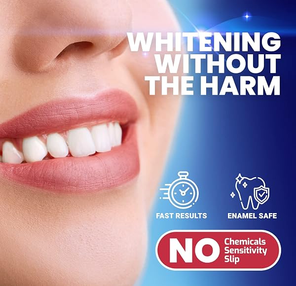 WHITENING STRIPS CARE ENAMEL SAFE NATURAL TEETH WHITENER KIT FOR MEN WOMEN (MINT 28 STRIPS)