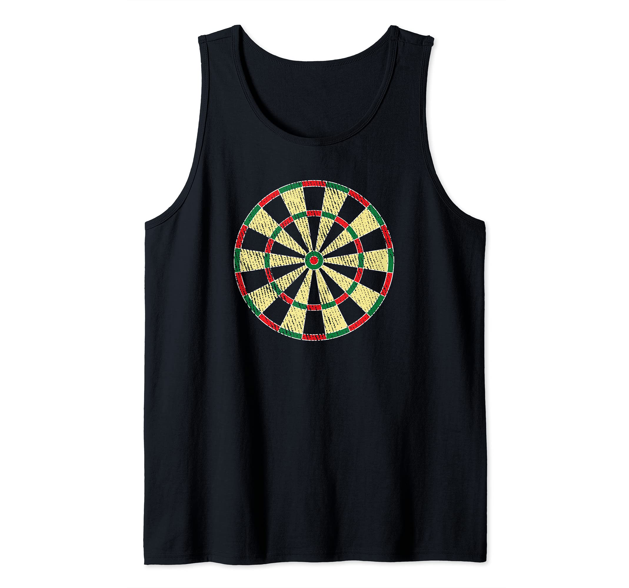 Distressed dart board - darts player Tank Top