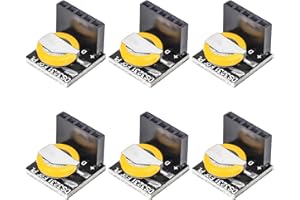 YELUFT DS3231 RTC Module, 3.3V/5V High-Precision Real Time Clock Compatible with Arduino Raspberry Pi - 6PCS