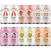 OLIPOP - The Sampler, 6-Flavor Soda Variety Pack, Healthy Soda, Prebiotic Soft Drinks, Supports Digestive Health & Gut Health