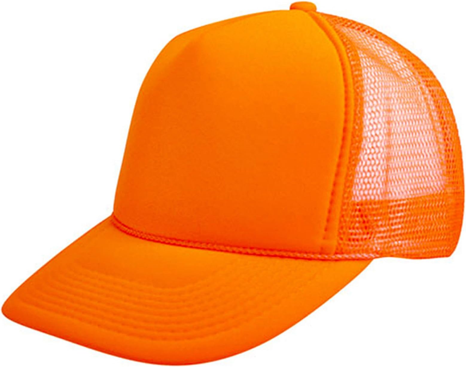 2 Packs NEON Baseball Caps Blank Trucker Hats Summer Mesh Bachelorette Cap