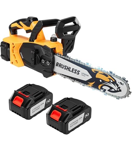 Amazon.com : Cordless 12 Inch Chainsaw Brushless for 20V Batteries
