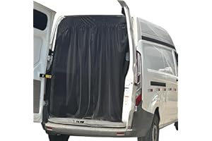 MELIPRON Van Bug Screen for Campervans, Magnetic Van Bug Net Mesh Screen Curtain Fit for Ford Transit, Sprinter, RAM Promaster Standard Roof Mosquito Net for RV Screen Rear Door 65" W x 65" H
