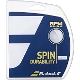 Babolat RPM Hurricane Tennis String, White (Set)
