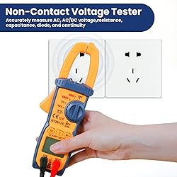 Digital Multimeter Tester 6000 Counts Amp Clamp