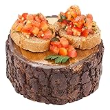 Restaurantware 4 Inch x 2 Inch Rustic Riser For