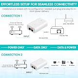 Ubiquiti U-POE-af 802.3af PoE Injector 48V 15W with TOMAN UK Adapter view 6