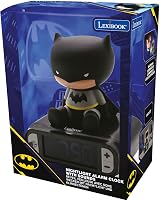 Lexibook Batman Nightlight Alarm Clock RL800BAT Black view 6