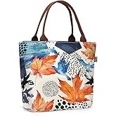 Gloppie Insulated Lunch Tote for Women | 9L Leakproof Cooler Bag with Maple Leaf Design | Thermal Work Lunch Bag for Office, Picnic & Gym