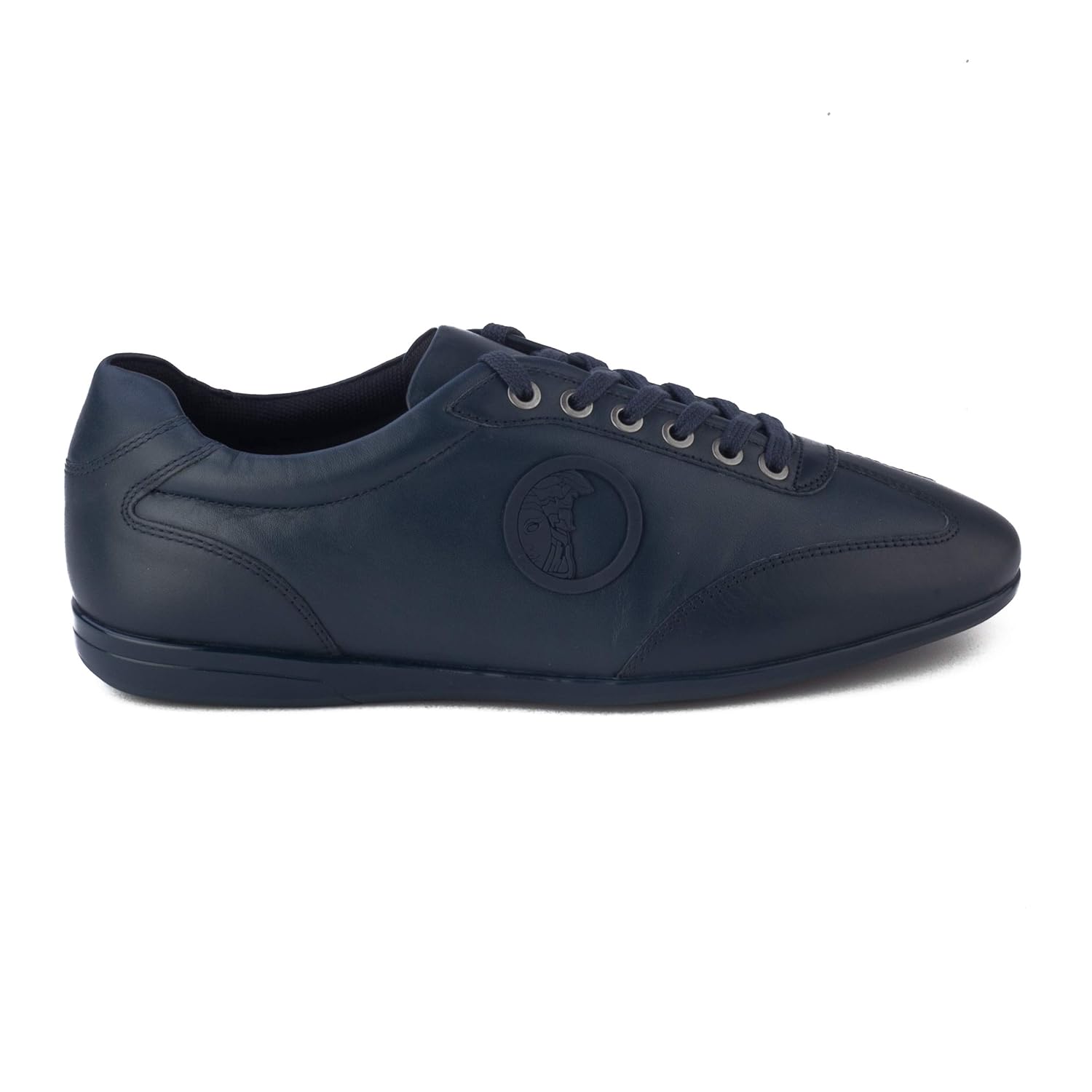 navy blue versace shoes