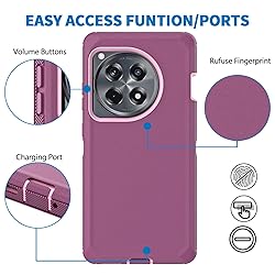 Anloes Case for Oneplus 12R 5G(2024), Phone Case