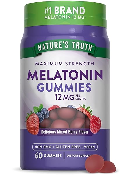 NATURE’S TRUTH MELATONIN GUMMIES | 12MG | MIXED...