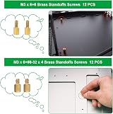 LuKaiSen 510 PCS Computer Screw Assortment Kit Standoffs #6-32 M3 M2 M5 Screws view 4
