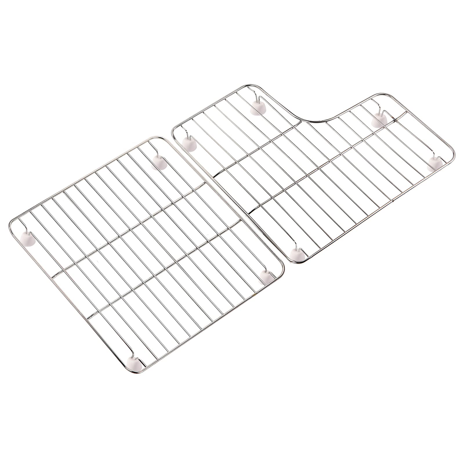 Photo 1 of K-6639-ST Sink Protector for Kohler Whitehaven Bottom Basin Rack with 6488 Farmhouse Sink protectors compatible-Stainless steel