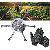 Universal Steel Wire Trimmer Head, 6 Inch Steel Wire Weed Brush Cutter Trimmer Head, Unbreakable Grass Trimmer Head for Weede