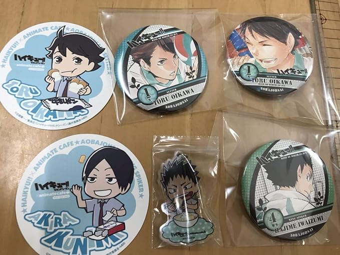 Amazon ハイキュー アニメイトカフェ アクリルキーホルダー 岩泉 コースター 及川 国見 Collection 缶バッジ 第2弾 及川 2 岩泉 アニカフェ アニメ 萌えグッズ 通販 Amazon ハイキュー アニメイトカフェ アクリルキーホルダー 岩泉 コースター 及川 国見 Collection 缶バッジ 第2弾 及川 2 岩泉 アニカフェ アニメ 萌えグッズ 通販