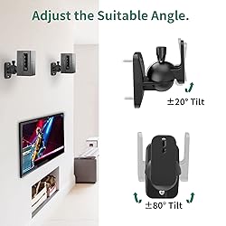 HomeMount Speaker Wall Mount Brackets - Surround