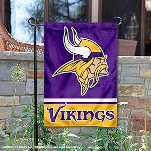 WinCraft Minnesota Vikings Double Sided Garden Flag