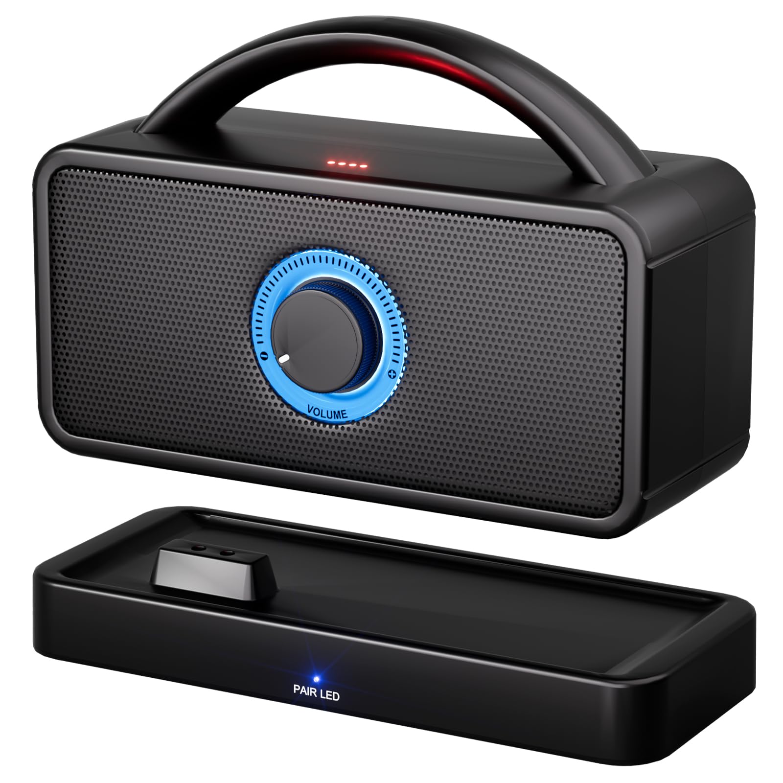 Photo 1 of SavvyBloom 5.8 GHz Wireless TV Speakers for Hard of Hearing Seniors, Portable TV Speakers for Smart TV, No More Struggling for Volume, No Sound Lag, 5 Cables Include to Connect TV