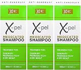 Xpel Medicated Shampoo Treatment for Dandruff Scalp 3 x 300ml view 1