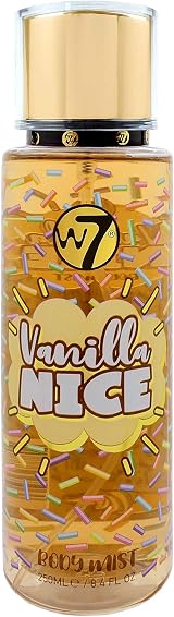 W7 Vanilla Nice Body Mist Fragrance Spray for Women 100ml view 1