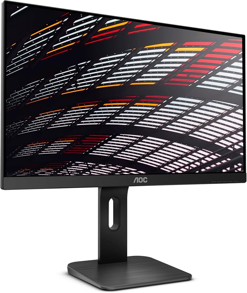 AOC X24P1 24 Inch FHD IPS Monitor 60Hz 4ms Height Adjust USB Hub Speakers