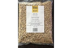 Mokka Velvet Single Origin Yemeni Haraz Green Coffee Beans, Sun-Dried, High Altitude 1800-2400m, Full Body with Dried Fruit a