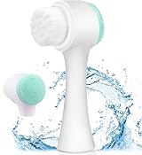 XZYZYW 2-in-1 Facial Cleansing Brush Silicone Manual Deep Clean Skin Exfoliate view 1
