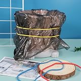 Hemiks 120 Large Colorful Rubber Bands 15 cm Office Home School Bundling view 7