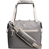 STANLEY Julienne Soft Cooler Bag, 12 qt, Blue Dream Stone | Insulated Lunchbox | Adjustable &amp; Detachable Shoulder Strap | Front Zip Pocket | Hinge-Top Zip Opening | BPA-Free