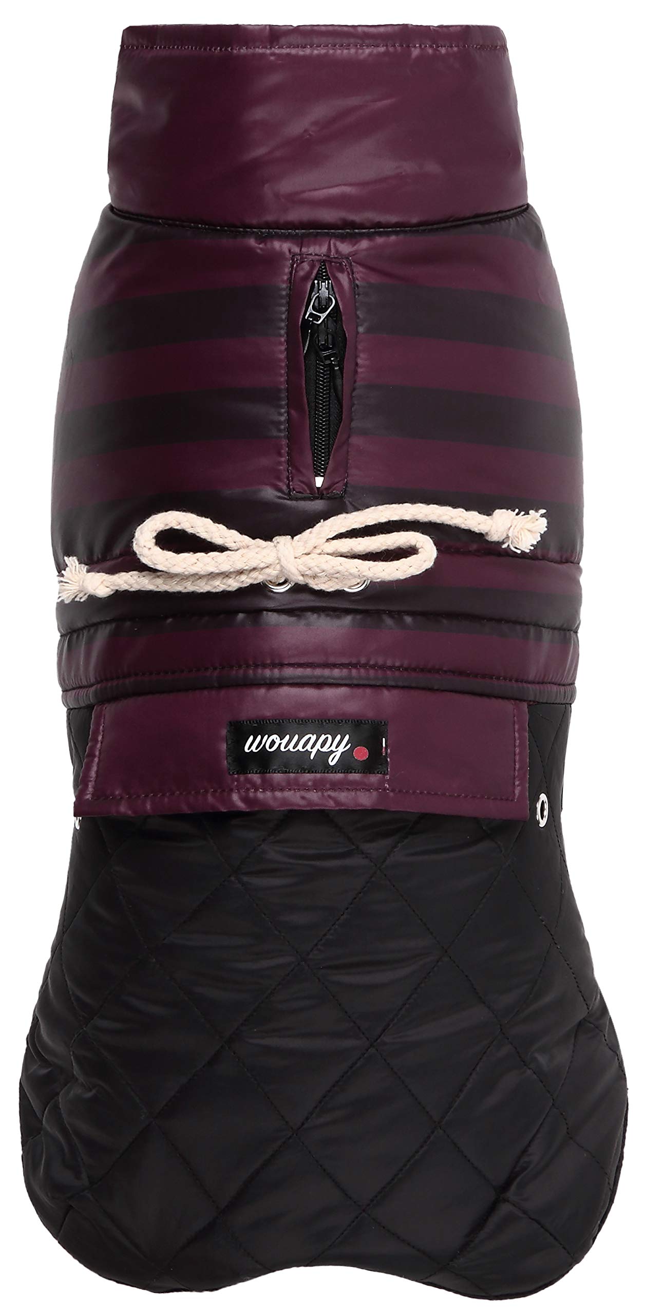 Wouapy Burgundy Dog Coat Size 32 (727932)