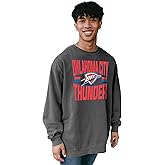 Blue 84 NBA unisex-adult Nba Officially Licensed Crewneck Sweatshirt Ringspun Bold Black