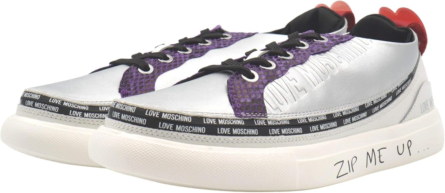 ACBC LoveMoschino Sneaker Silver&amp;Violet