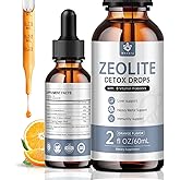 Zeolite Drops for Adults and Kids – 99%+ Pure Natural Zeolite clinoptilolite, with Vitamin B, Probiotic Blend, Vegan, Non-GMO - Supports Immune Health, Supplement Energy and Attention - 2 Fl Oz