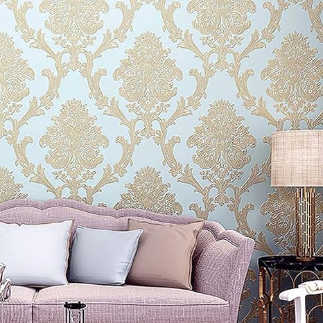 Amazon Co Jp 高級感壁紙シールdiy 豪華な花柄の不織布のリビングルームの寝室の壁紙 57平方フィート ロールキッチンレストランホテルカフェの背景壁の装飾 8 X393 7 壁紙 防汚 模様替え キッチン 賃貸 元旦 正月飾り 色 5c Coffee Size 0 53m 10m ホーム