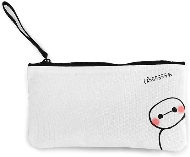 Amazon 財布 大容量 ベイマックス キャンバス 財布 小銭入れ 小物入れ 持ち運び便利 ウォレット ポーチ ペンケース おしゃれ 財布 かわいい ギフト 人気 アニメ グッズ 雑貨 甜の物语 シューズ バッグ