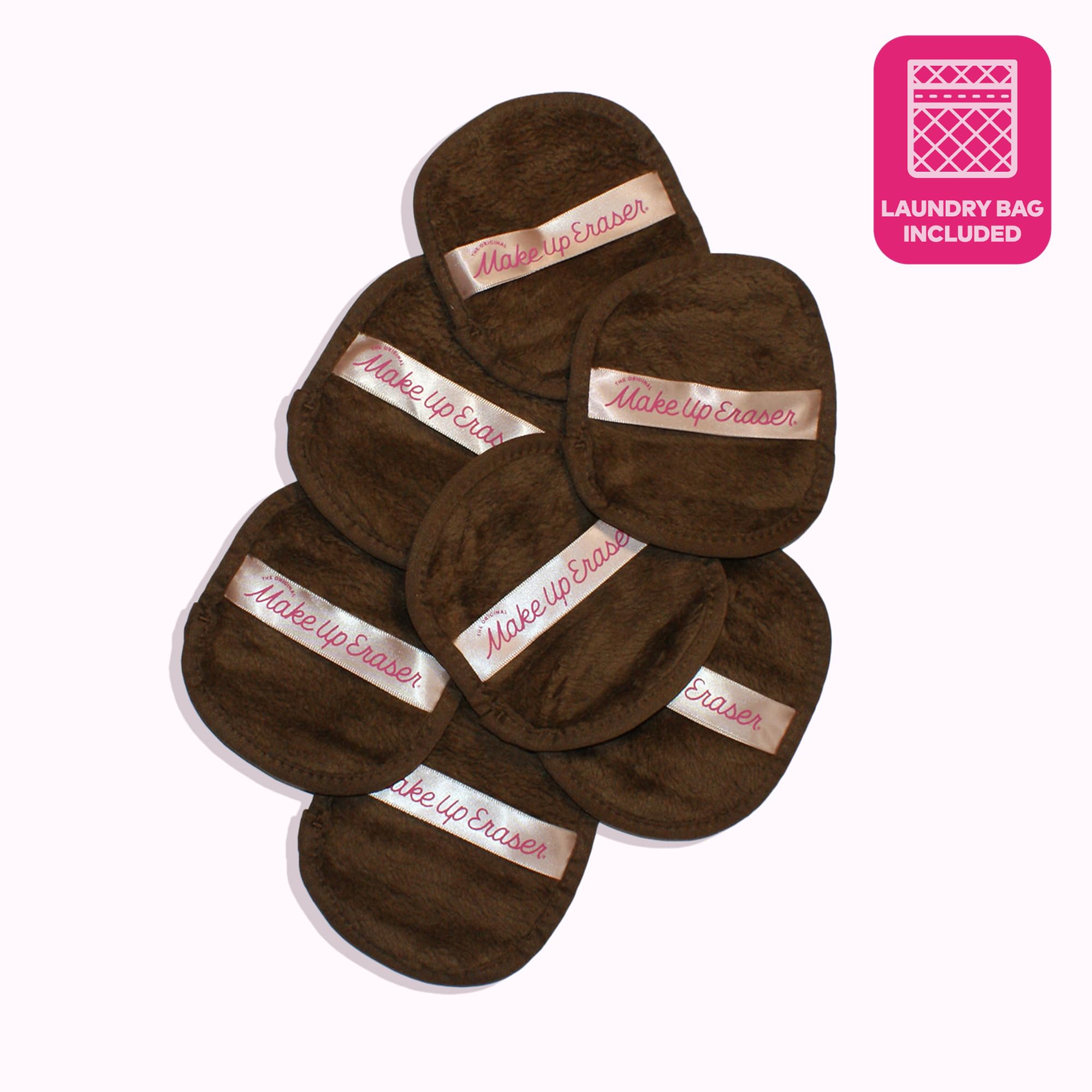 The Original MakeUp Eraser, 7-Day Set, Erase All Makeup with Just Water, Including Waterproof Mascara, Eyeliner, Foundation, Lipstick, Sunscreen, and More! 7ct