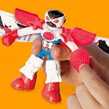 Play-Doh Marvel Captain America Moto-Slicer Playset with Bendy Figure view 9
