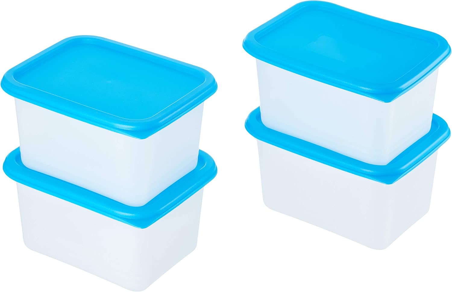 AmazonBasics - Set mit 4 Gefrierbehältern - 4 x 0,75 l