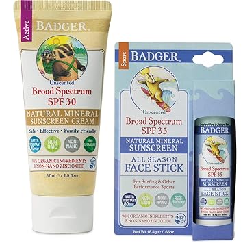 badger face sunscreen