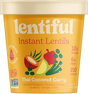 Lentiful, Lentils Instant Thai Coconut Curry, 2.01 Ounce