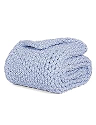 YnM Knitted Weighted Blanket, Hand Made Chunky Knit