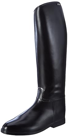 HKM Herren Reitstiefel Lang und Weit M Elastikeinsatz