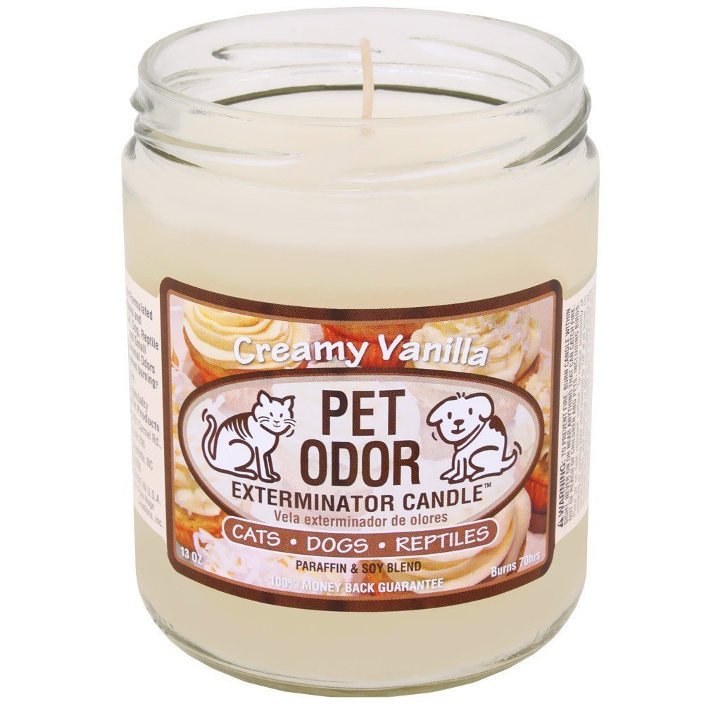 Pet Odor Exterminator Candle, Creamy Vanilla,13 oz 734366037133 eBay