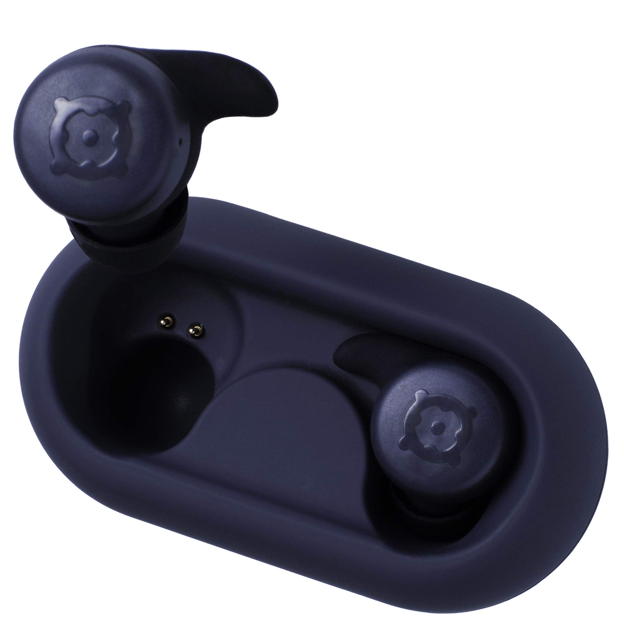 Boompods BOOMBUDS X True Wireless - Bluetooth Earbuds IPX 6 Water Resistant/Sweatproof Ergofit, Portable Magnetic Charging Case, Best Sports Earphones blue one size